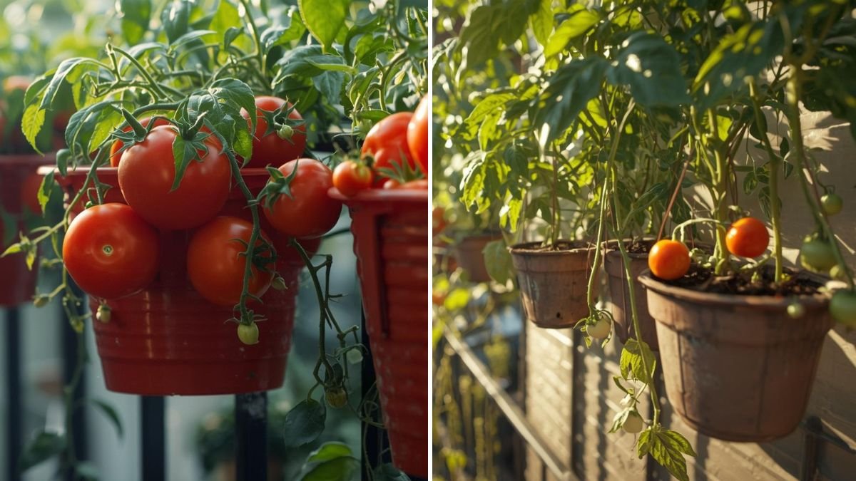 I Created a Hanging Tomato Garden for Maximum Yield in Small Spaces