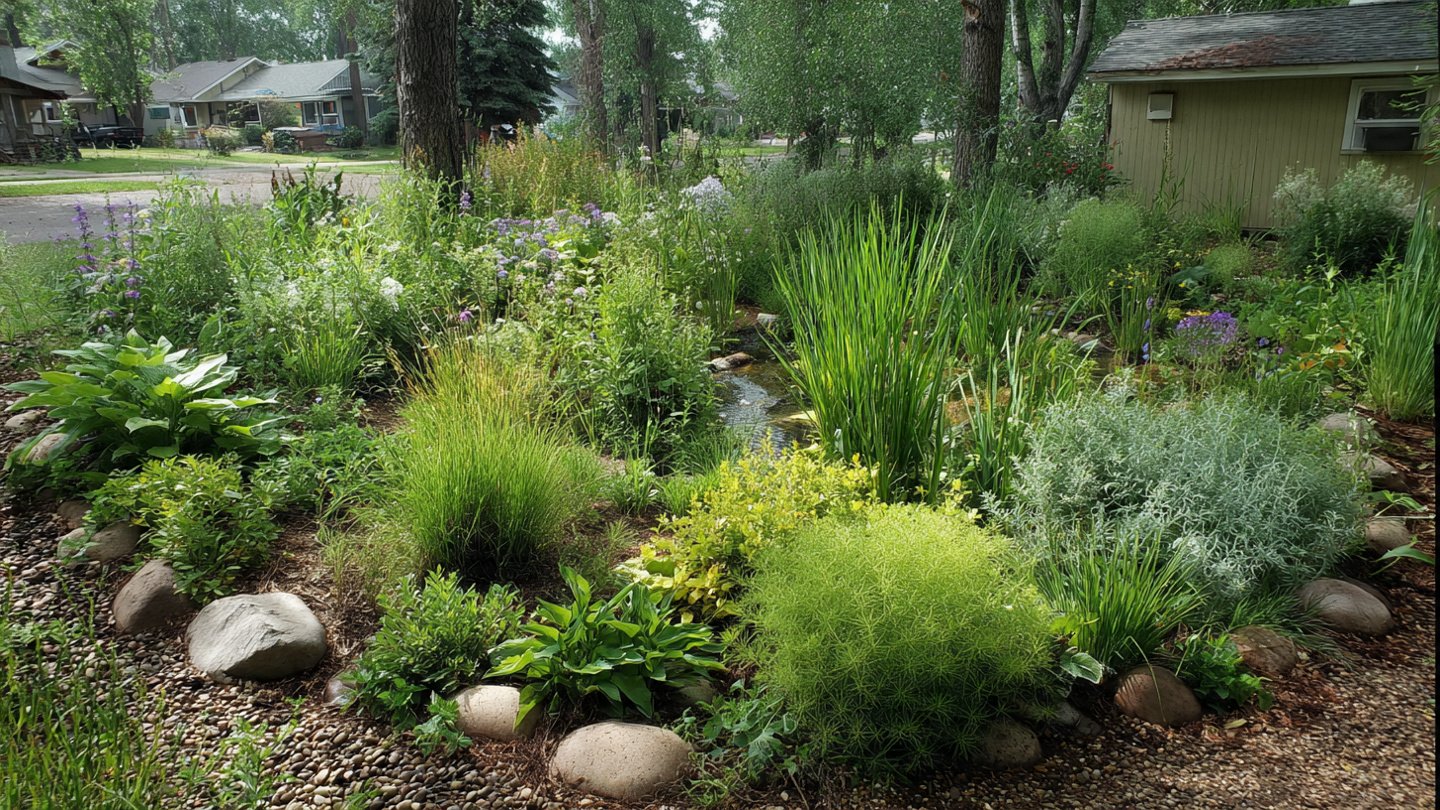 Can You Create a Thriving Rain Garden Using Just Water Loving Cuttings?