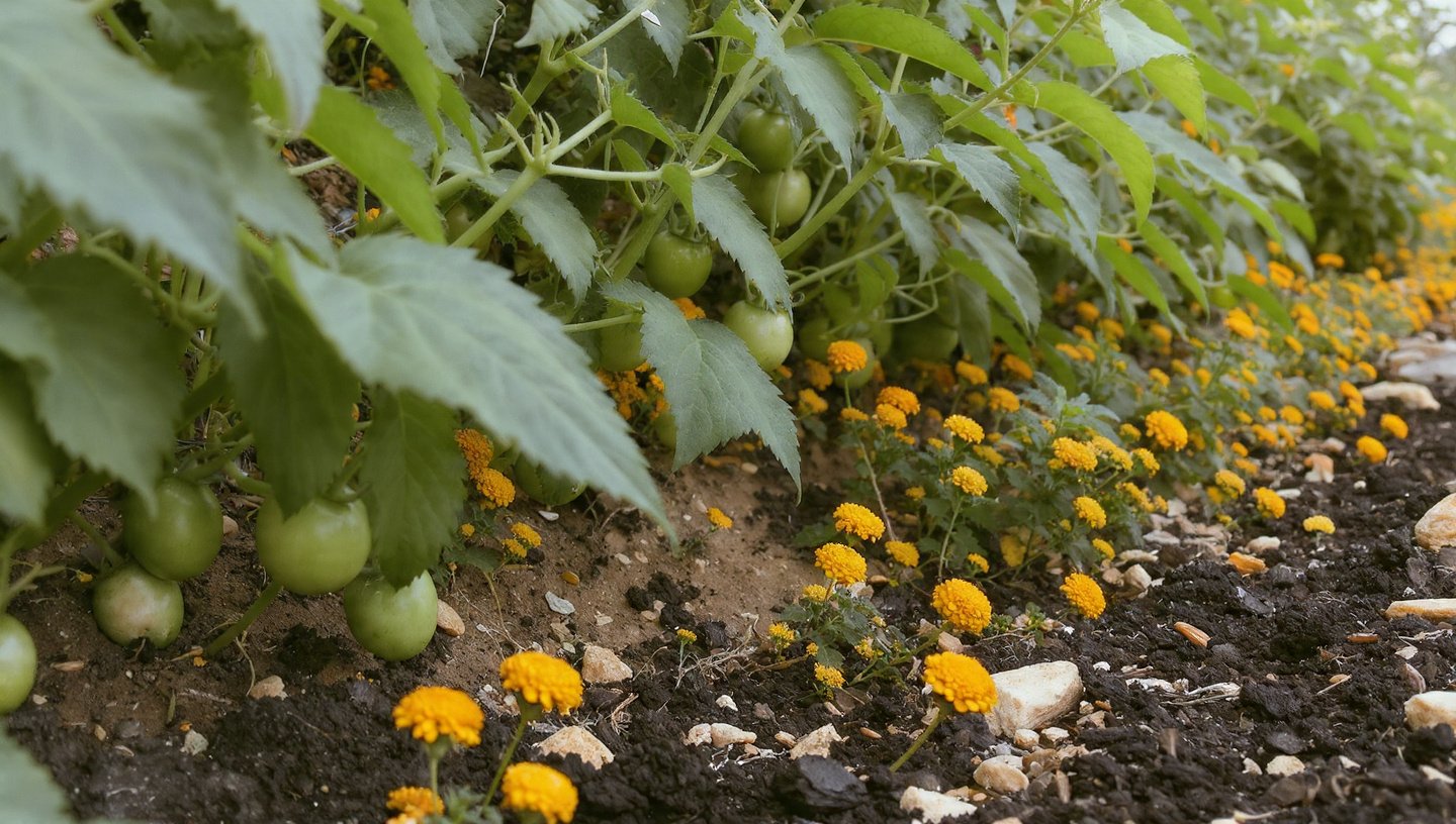 Boost Your Tomato Yield by Planting Marigolds Right Now