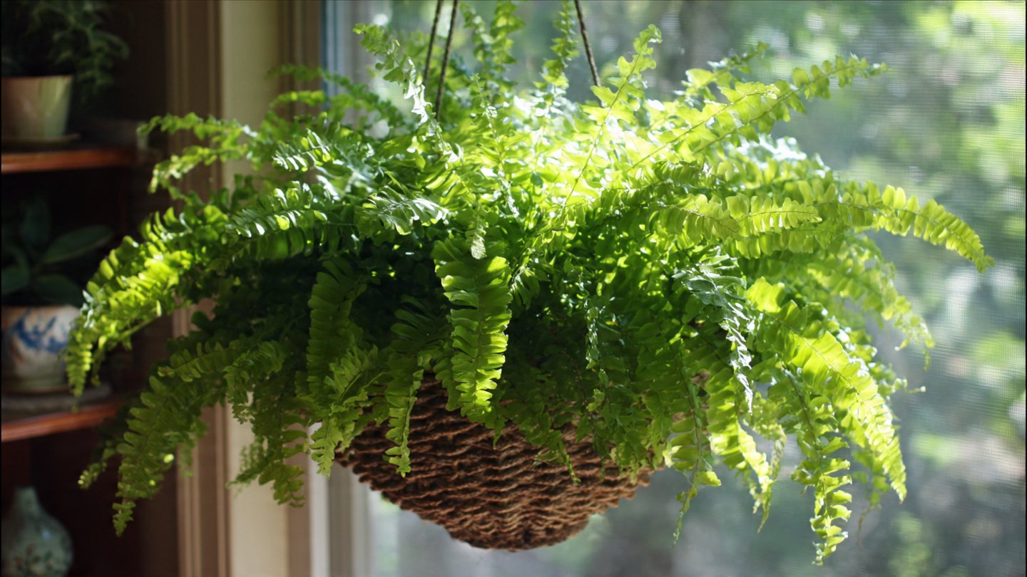 Why Does Your Boston Fern Flourish More in a Hanging Basket?