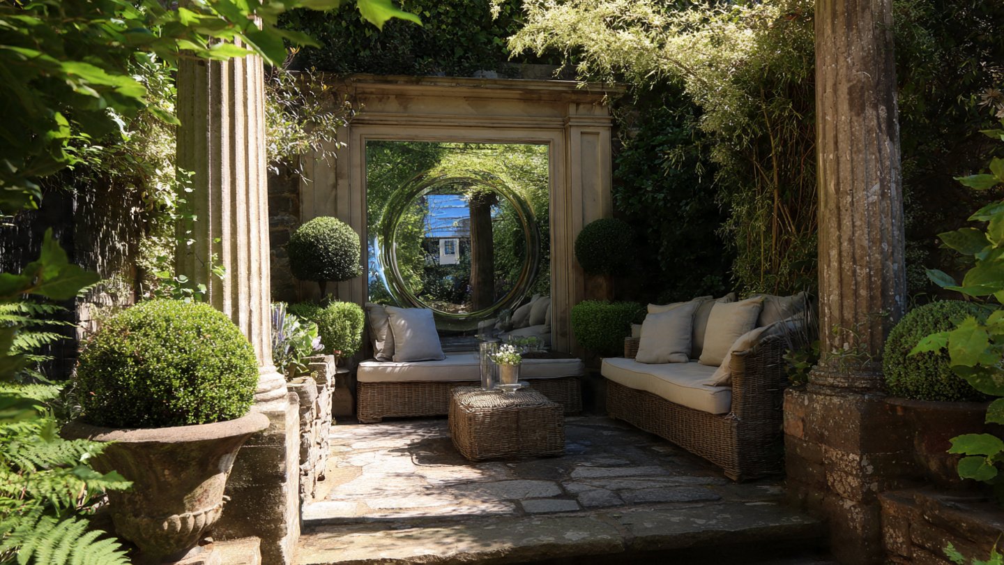 How Giant Mirrors Can Make Your Garden Look Bigger: Interior Design Tips